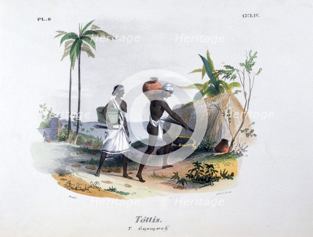 'Tottis', 1828. Artist: Jean Henri Marlet