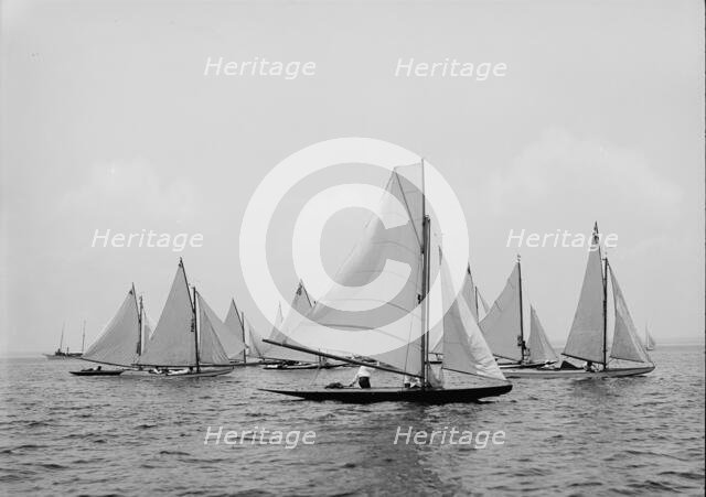 Start of half-raters, 1899 June 22. Creator: John S Johnston.