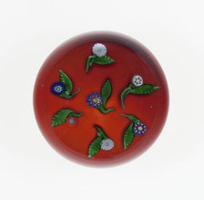 Paperweight, , c. 1845-1860. Creator: Saint-Louis Glassworks.