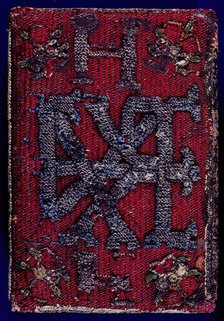 Embroidered back cover of prayer book, 1545.  Creator: Unknown.