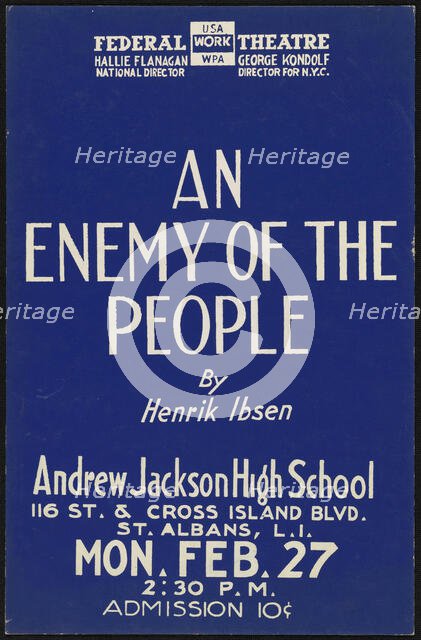 An Enemy of the People, [193-]. Creator: Unknown.