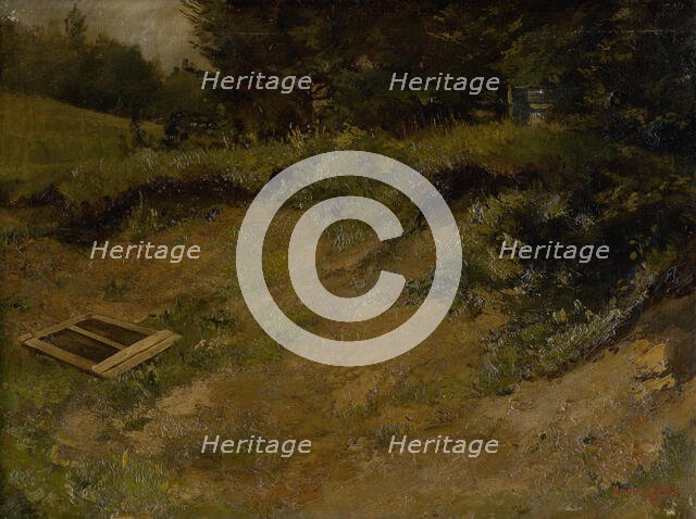 Landscape study, 1888. Creator: Béla Benczúr.