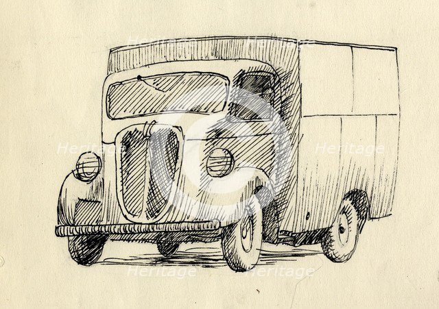 Lorry, 1951. Creator: Shirley Markham.