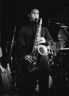 David Sanchez, Pizza Express, Dean St, London, Nov 2001. Creator: Brian O'Connor.