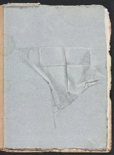 Verona Sketchbook: Drapery study (page 93), 1760. Creator: Francesco Lorenzi (Italian, 1723-1787).