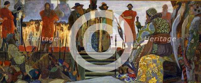 'A Boyar's Execution During the Reign of Tsar Ivan the Terrible', 1906.  Artist: Vasili Vladimirov