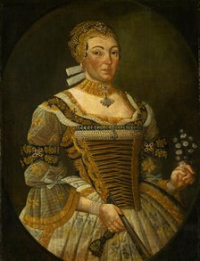 Portrait of a Zemianka, around  1750. Creator: Unknown.