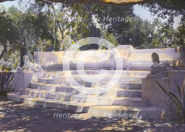 "Arcady," George Owen Knapp house, Sycamore Canyon Road, Montecito, California, 1917. Creator: Frances Benjamin Johnston.