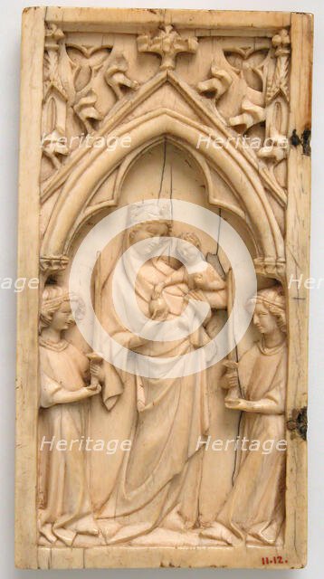 Diptych Leaf, French, 14th century. Creator: Unknown.