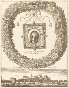 La veue du Pont Neuf; Louis XIV Roy de Franceet de Navarre, probably 1665. Creator: François Le Febvre.