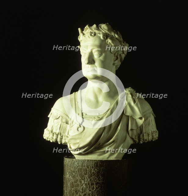 Bust of King George I, c1732. Creator: John Michael Rysbrack.