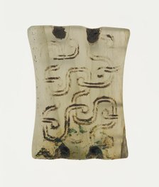 Plaque with Interlinked Scrolls, Eastern Zhou period, 7th century B.C. Creator: Unknown.