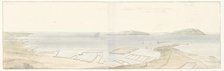 Panorama with city of Trapani and surroundings, 1778. Creator: Louis Ducros.
