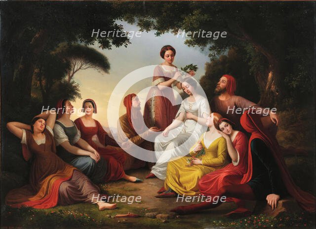 The Decameron, 1855. Creator: Ruo; Gennaro (1812-1884).