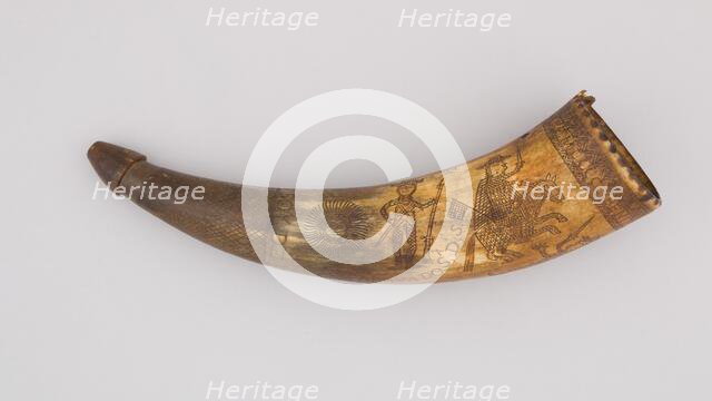 Powder Horn, Mexican, dated March 10, 1809. Creator: Unknown.