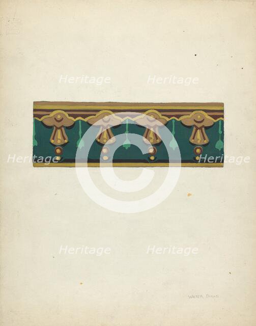 Wallpaper, c. 1939. Creator: Walter Doran.