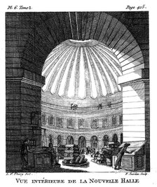 Les Halles, Paris, 1786. Artist: F Jourdan