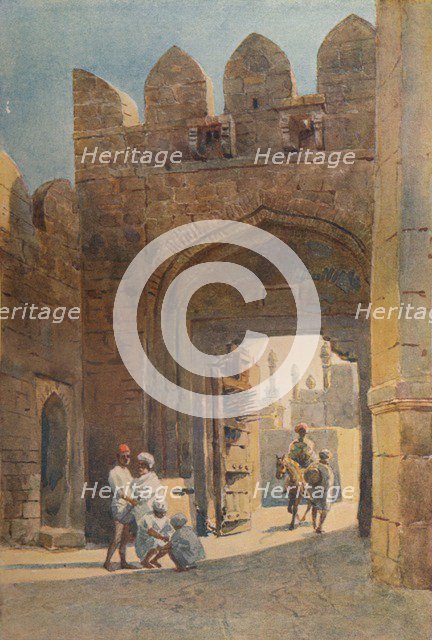 'The Shahpur Gate, Bijapur', c1880 (1905). Creator: Alexander Henry Hallam Murray.