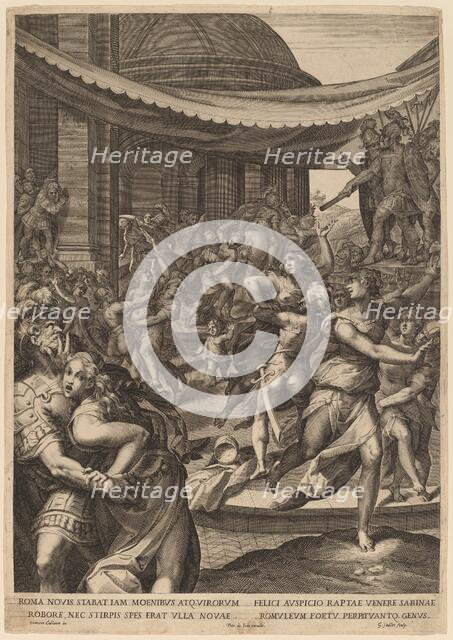 The Rape of the Sabines. Creator: Aegidius Sadeler II.