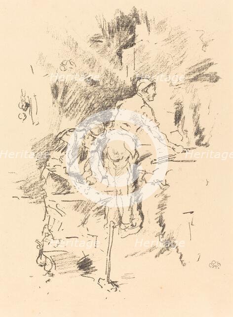 Father and Son, 1895. Creator: James Abbott McNeill Whistler.