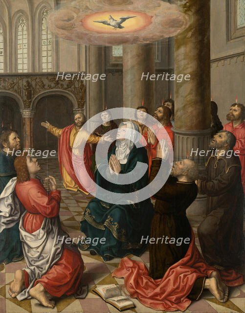 Pentecost, 1520/25. Creator: Workshop of Bernard van Orley.