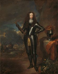 Portrait of William III, Prince of Orange and Stadholder, c.1680-c.1684. Creator: Gaspar Netscher.