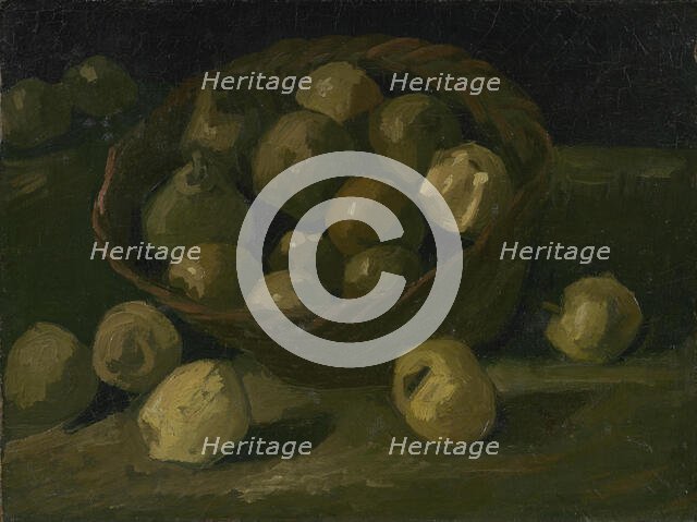 Basket of Apples, 1885. Creator: Gogh, Vincent, van (1853-1890).