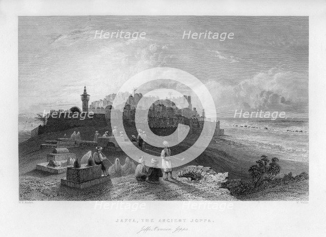 Jaffa, the ancient Joppa, Palestine (Israel), 1841.Artist: W Wallis