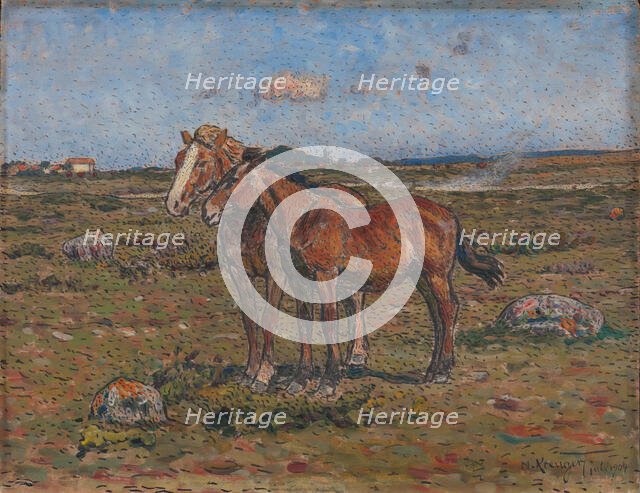 In the Wind, 1904. Creator: Nils Kreuger.