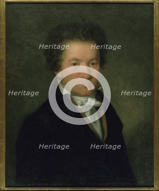 Portrait of Ludwig van Beethoven, 1815. Creator: Maehler, Willibrord Josef (1778-1860).