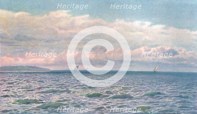 'A Sunny Day in the Solent', (c1900). Creator: Unknown.