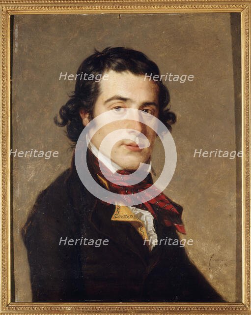 Portrait of Jean Soubeiran (1764-1847), 1793. Creator: Henri J Francois.