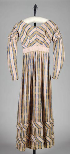 Afternoon dress, British, ca. 1840. Creator: Unknown.