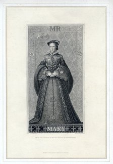 Queen Mary I of England, (19th century).Artist: T Brown