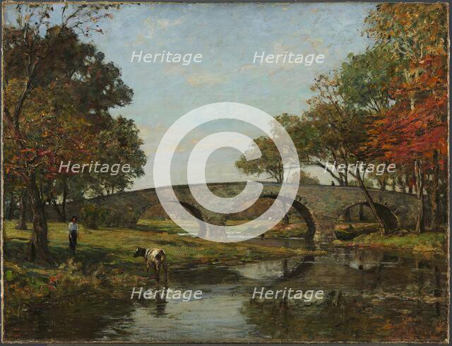 The Old Bridge, 1890. Creator: Theodore Robinson.