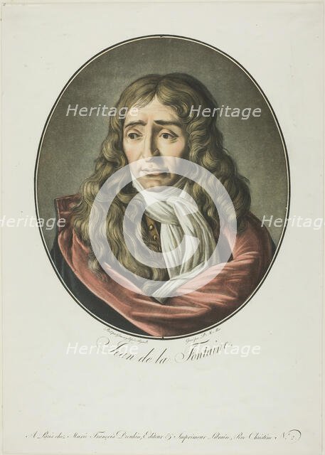 Jean de La Fontaine, n.d. Creator: Pierre Michel Alix.