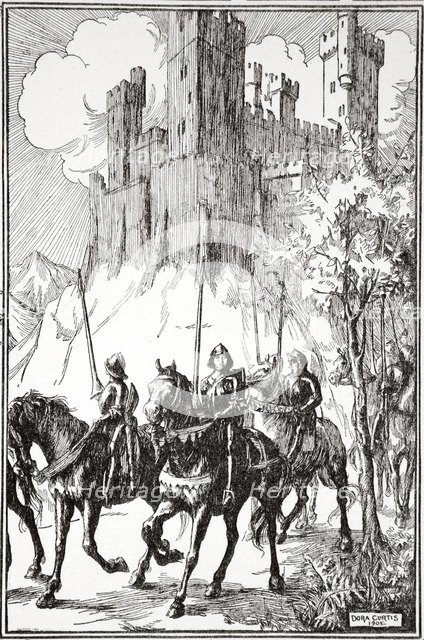 'Sir Galahad at the Abbey', 1905.  Artist: Dora Curtis