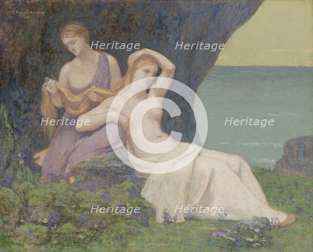 In the Heather, 1896. Creator: Pierre Puvis de Chavannes.