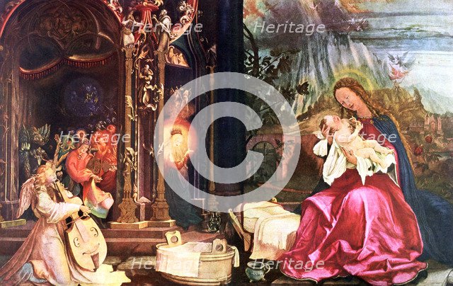 'The Nativity of the Antonins of Isenheim', c1490-1528. Artist: Matthias Gruenewald