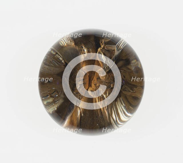 Paperweight, England, c. 1848-60. Creator: Unknown.