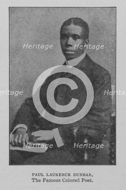 Paul Laurence Dunbar, the famous colored poet, 1902. Creator: Unknown.