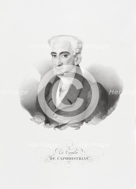 Portrait of Count Ioannis Kapodistrias (1776-1831).