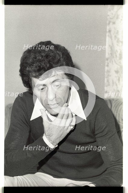 Frankie Valli, London, 1974.   Artist: Brian O'Connor.