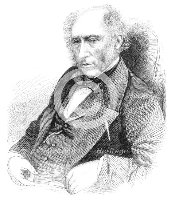 Professor Phillips, F.R.S., President of the British Association for 1865, (1865). Creator: Unknown.