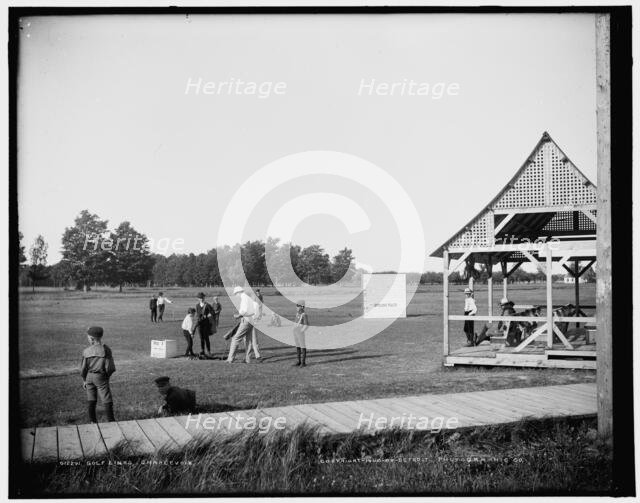 Golf links, Charlevoix, c1900. Creator: Unknown.