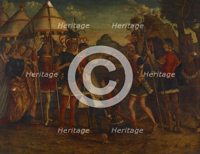 The Magnanimity of Scipio Africanus, c1500. Creator: Michele da Verona.