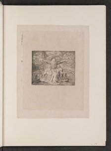 Job and His Daughters, 1825. Creator: William Blake.