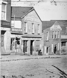 Slave auction shop, Atlanta, Georgia, USA, c1860-62. Artist: Unknown