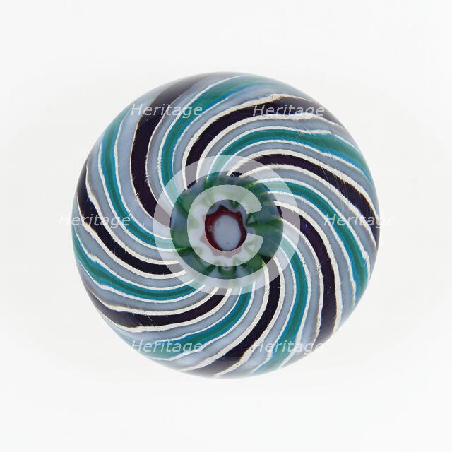 Paperweight, Clichy, c. 1845-60. Creator: Clichy Glassworks.