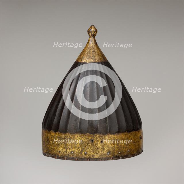 Helmet, Turkish, dated A.H. 977/A.D. 1588-89. Creator: Unknown.